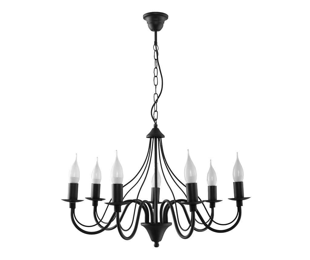 Candelabru Fiorano Black Seven – Nice Lamps, Negru Nice Lamps